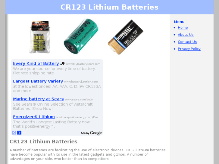 www.cr123lithiumbatteries.com
