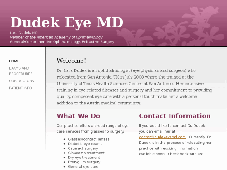 www.dudekeyemd.com