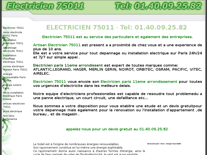 www.electricien75011.com