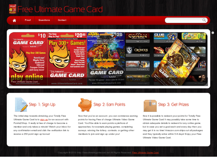 www.freeultimategamecard.net