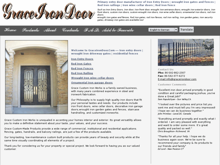 www.graceirondoor.com