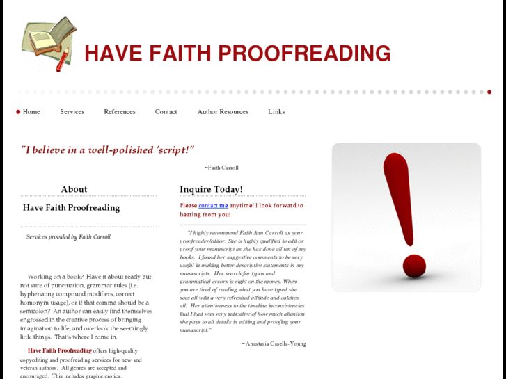 www.havefaithproofreading.com