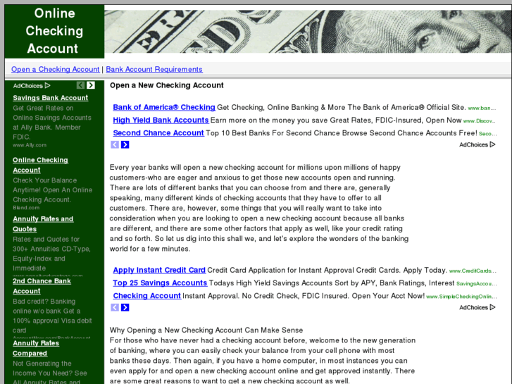 www.openanewcheckingaccount.com