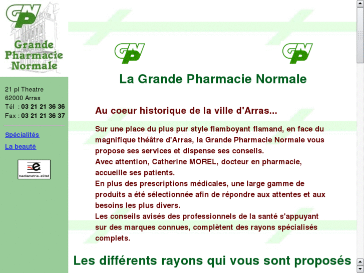 www.pharmacienormale.com