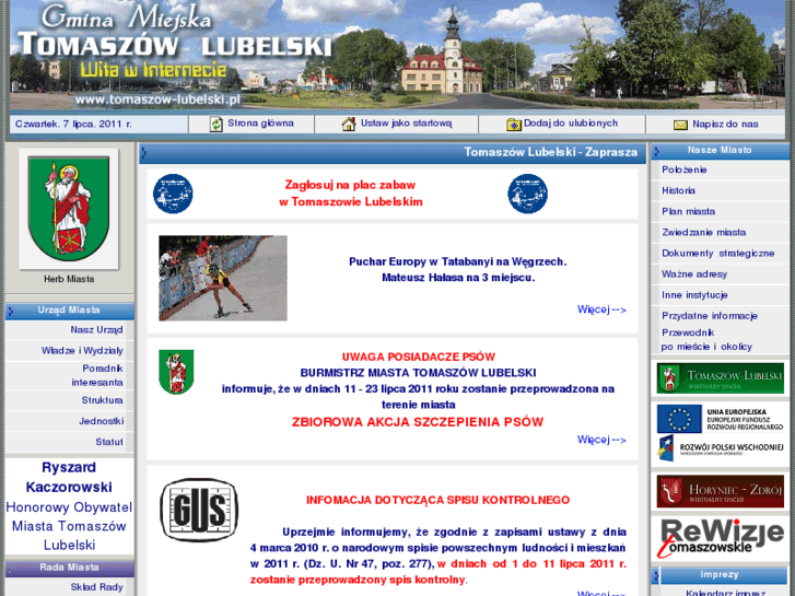 www.tomaszow-lubelski.pl