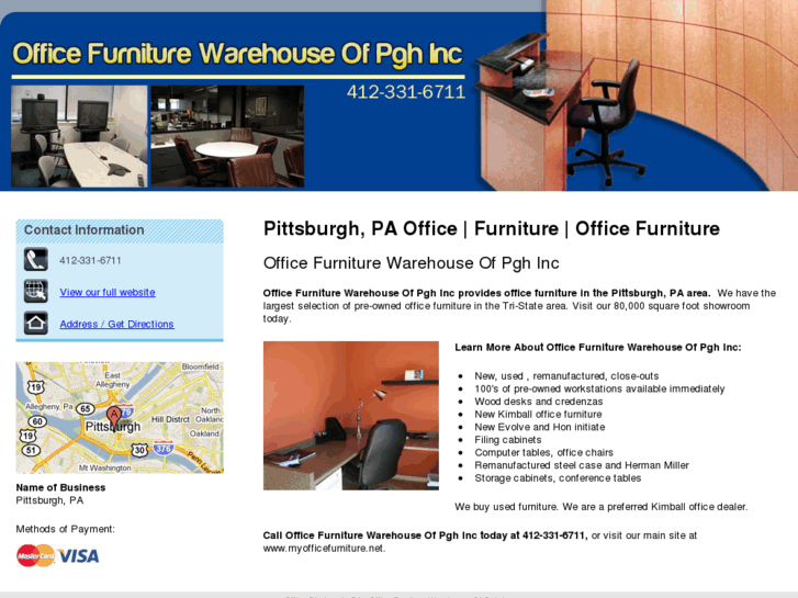 www.usedofficefurniturepittsburgh.com