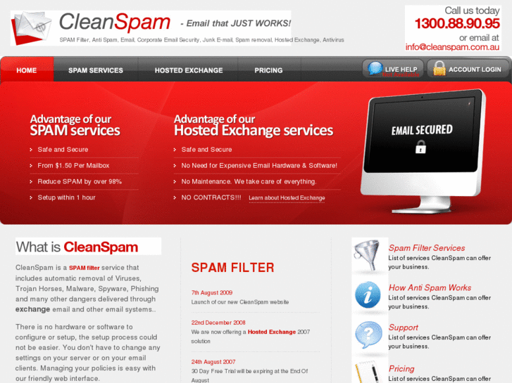 www.cleanspam.com.au