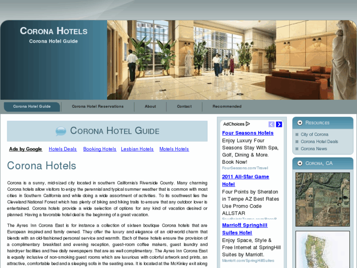 www.coronahotels.net