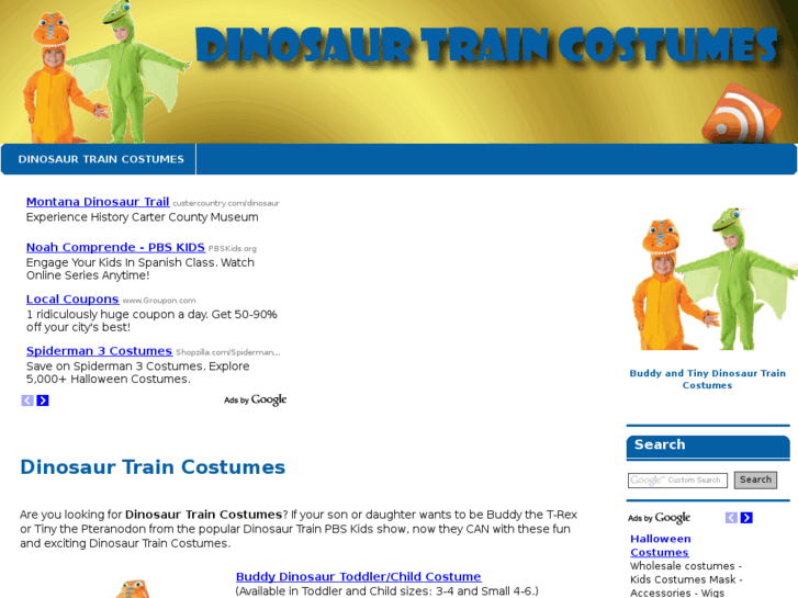 www.dinosaurtraincostumes.com