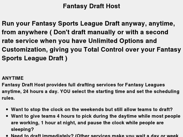 www.fantasydrafthost.com