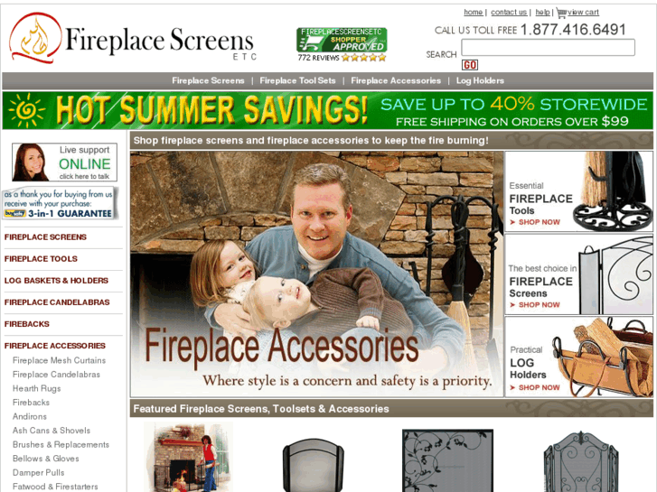 www.fireplacescreenetc.com