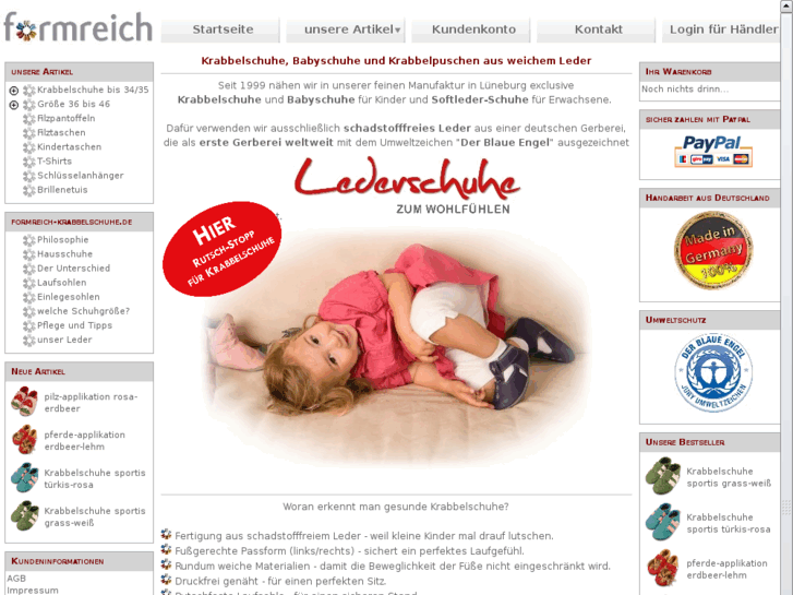 www.formreich-krabbelschuhe.de