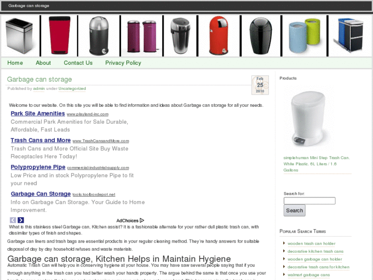 www.garbagecankitchen.net