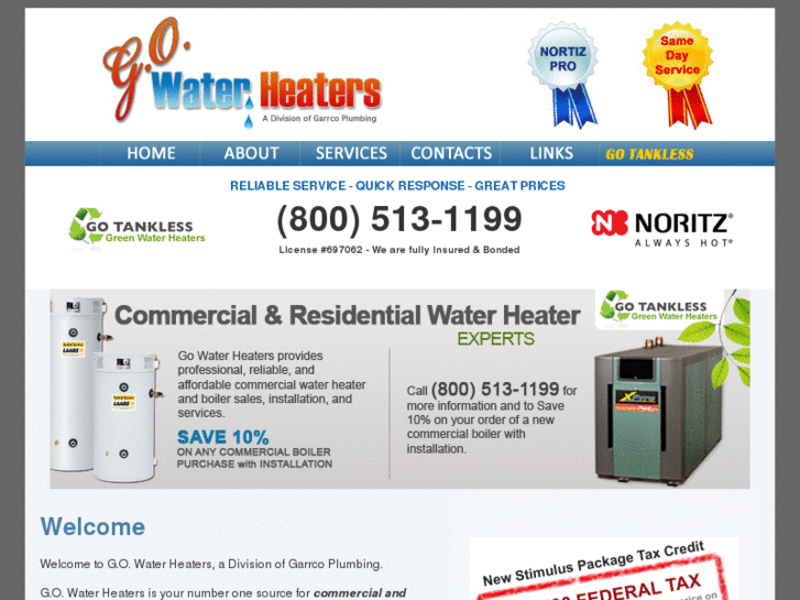 www.gowaterheaters.com