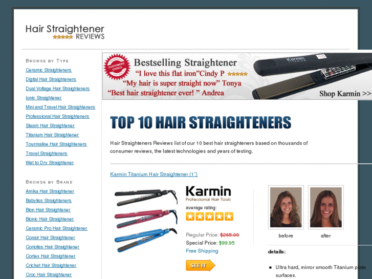 www.hairstraightenersreviews.com