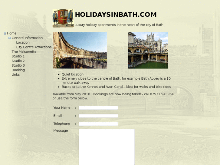 www.holidaysinbath.com