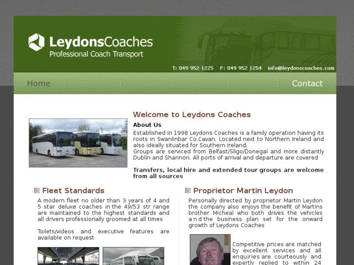 www.leydonscoaches.com