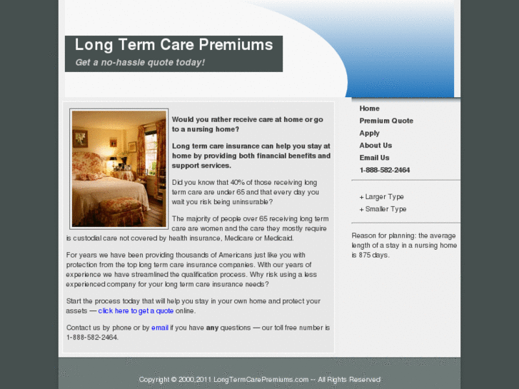 www.longtermcarepremiums.com