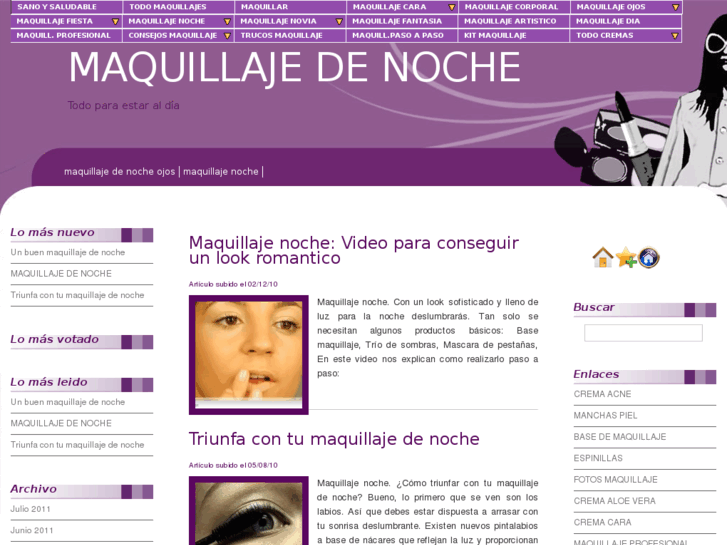 www.maquillajenoche.com