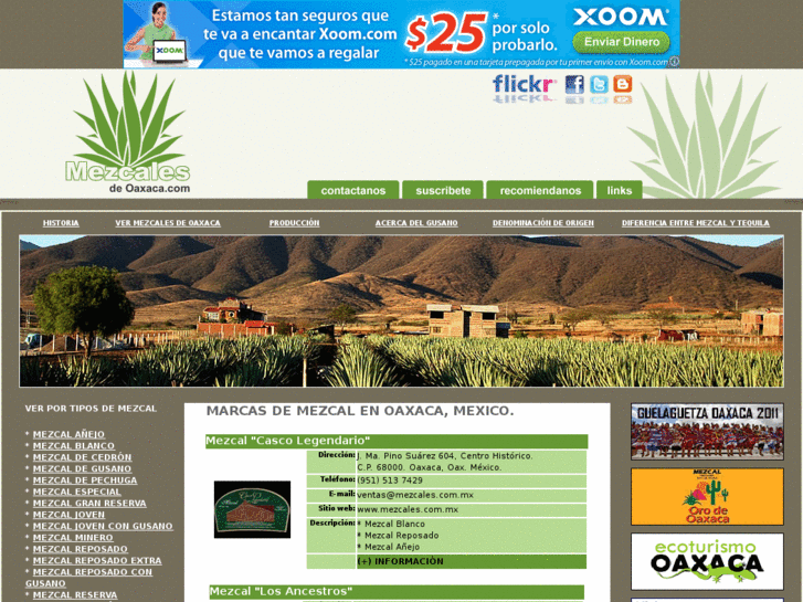 www.mezcalesdeoaxaca.com