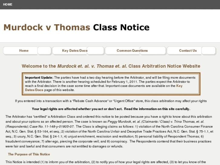 www.murdockclassnotice.com