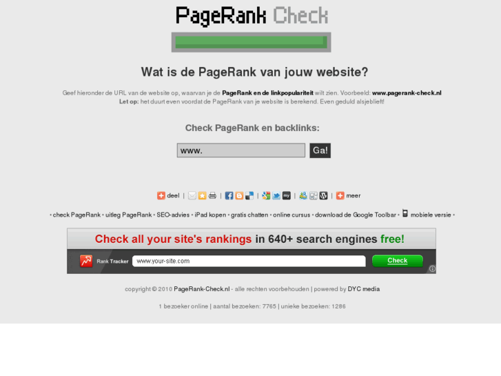 www.pagerank-check.nl