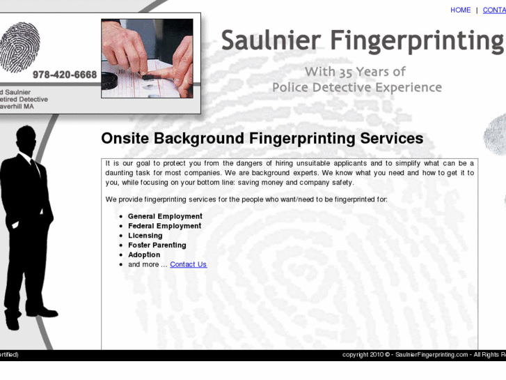 www.saulnierfingerprinting.com