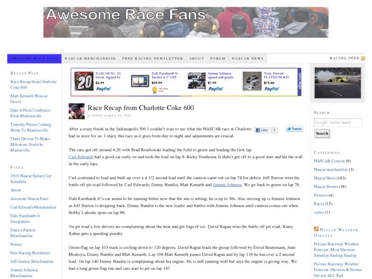 www.awesomeracefans.com