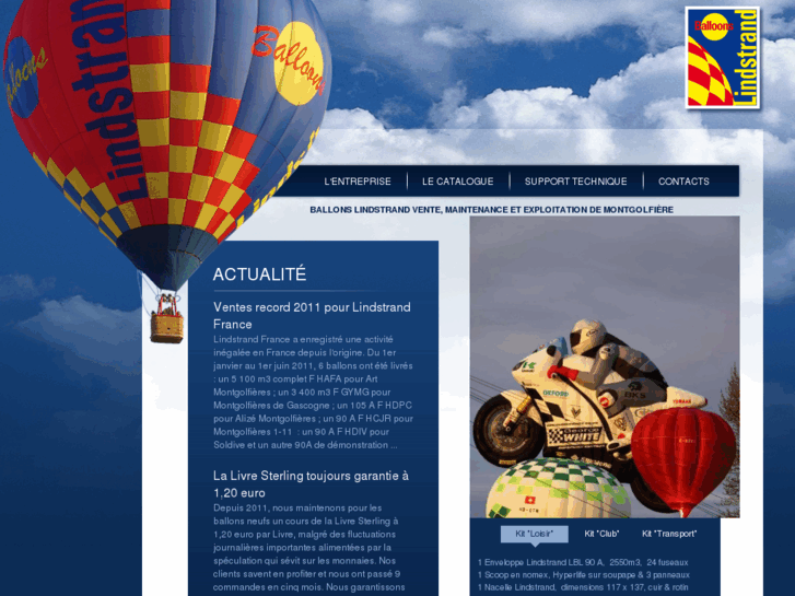 www.ballons-lindstrand.fr