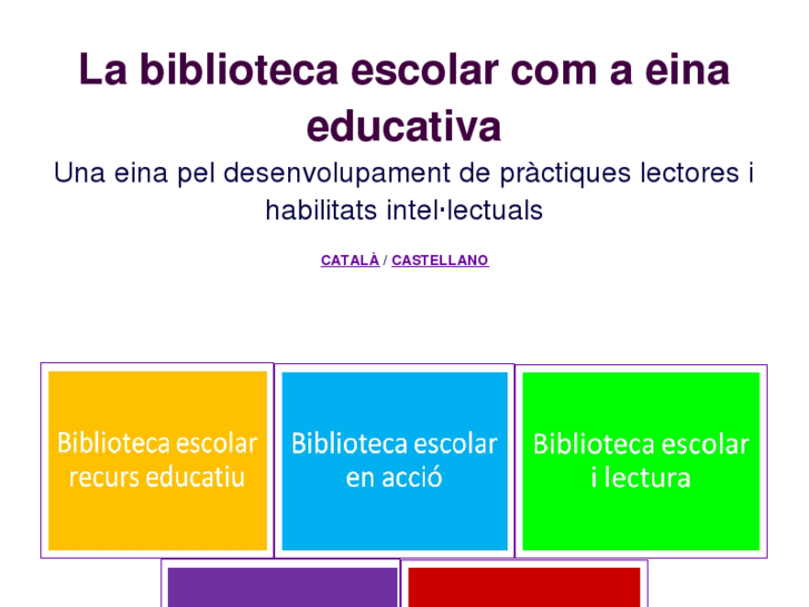 www.bibliotecaescolar.info