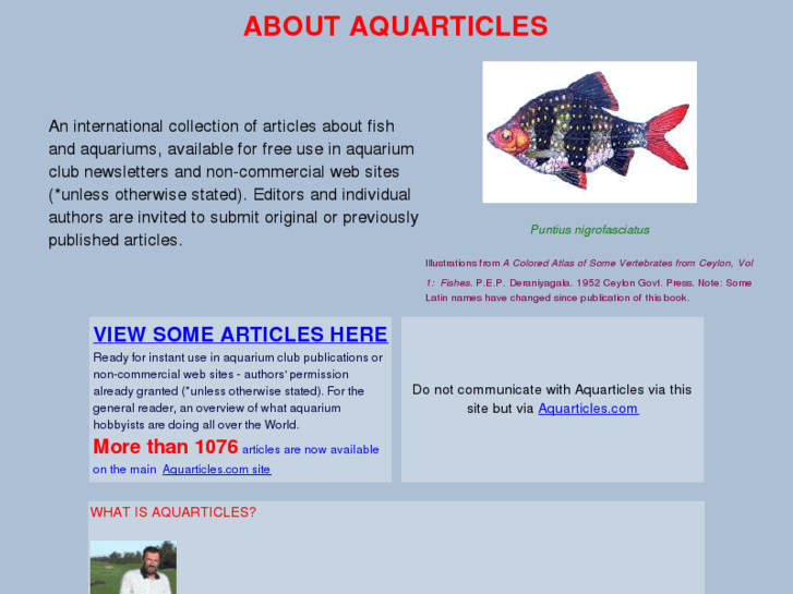 www.calypsofishworld.org