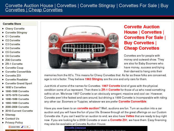 www.corvetteauctionhouse.com