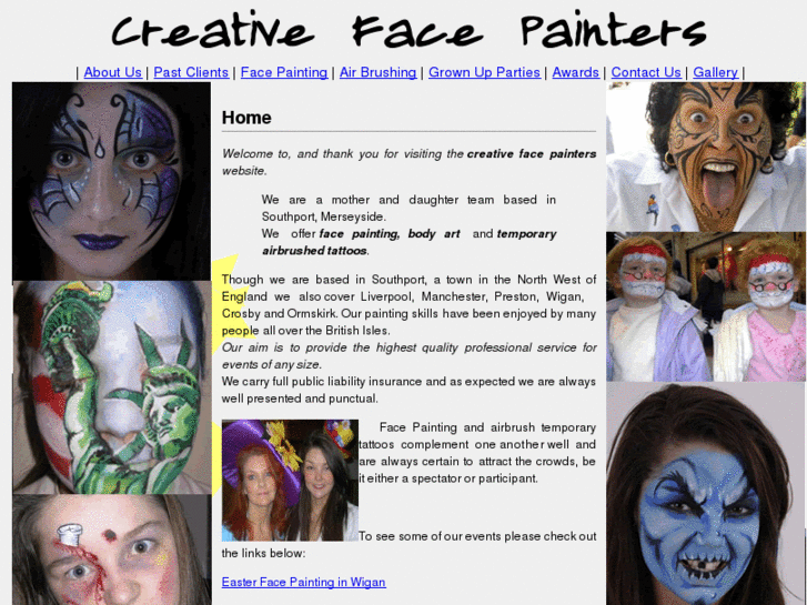 www.creativefacepainters.co.uk