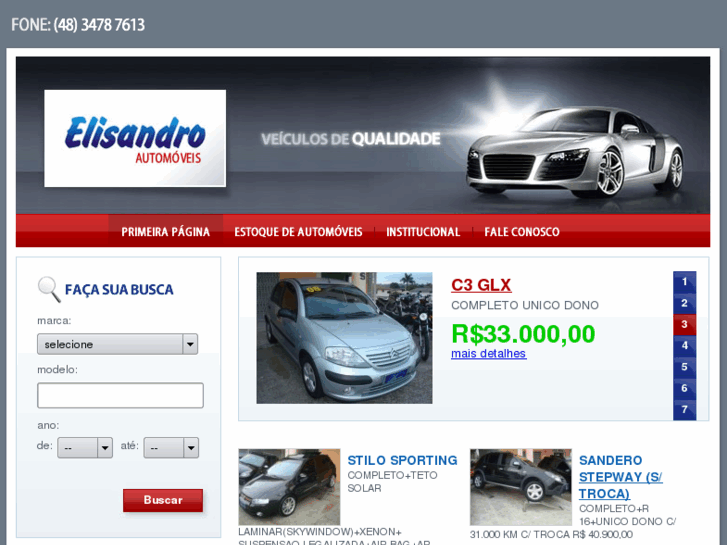 www.elisandroautomoveis.com