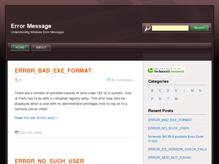 www.error-message.net