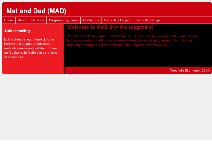 www.matanddad.com