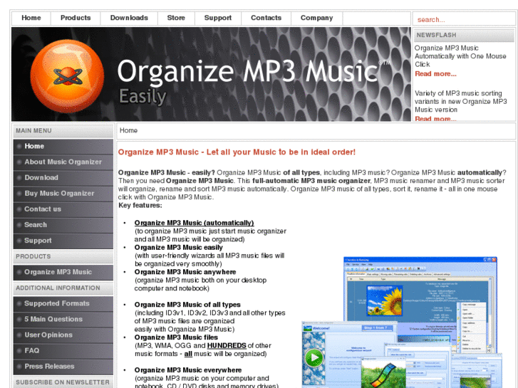 www.organizemp3music.com