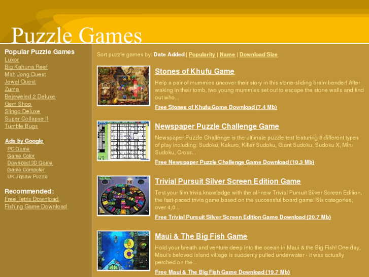 www.puzzlegames4pc.com