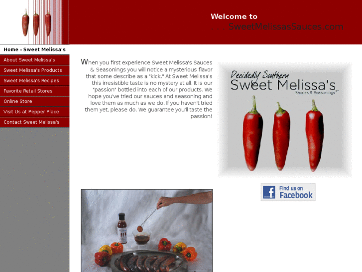 www.sweetmelissassauces.com