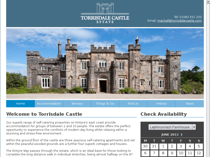 www.torrisdalecastle.com