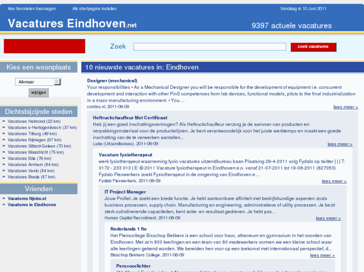 www.vacatureseindhoven.net