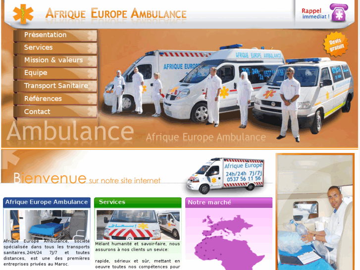 www.afriqueeuropeambulance.com