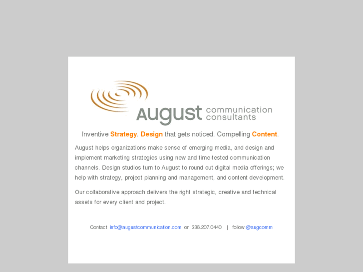 www.augustcommunication.com