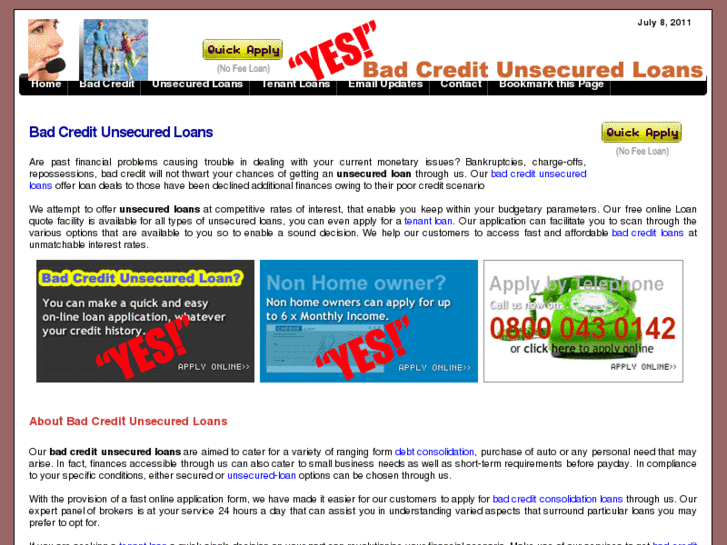 www.badcredit-unsecuredloans.co.uk