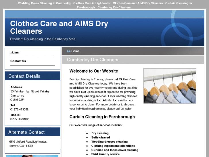 www.camberleydrycleaners.net