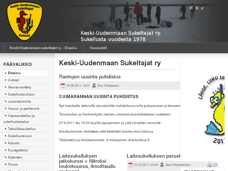 www.keskiuudenmaansukeltajat.fi