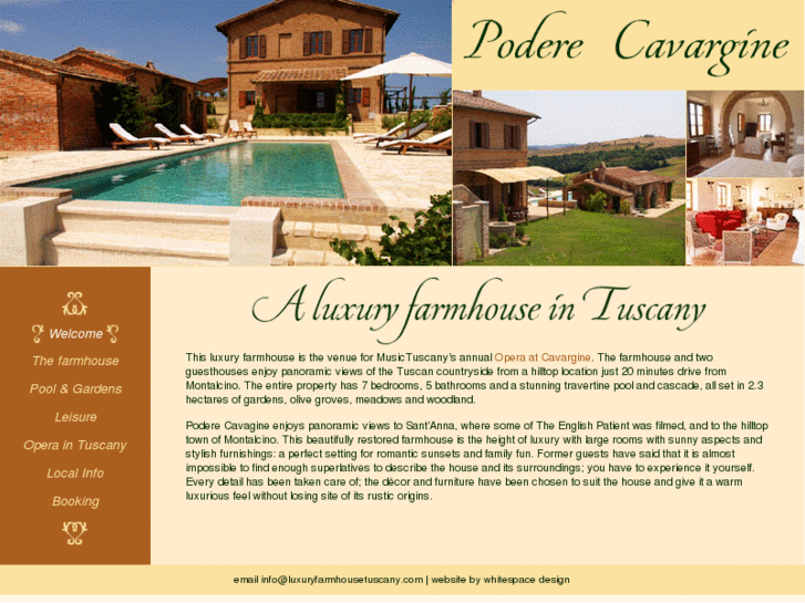 www.luxuryfarmhousetuscany.com