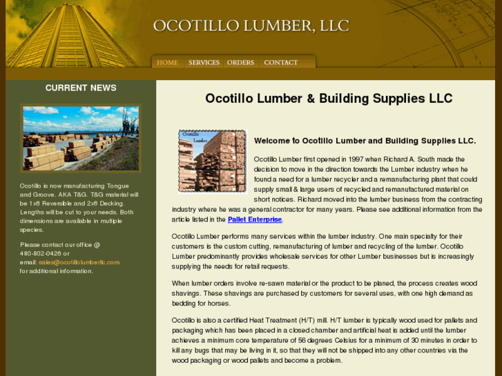 www.ocotillolumberllc.com