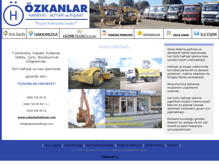 www.ozkanlarhafriyat.com