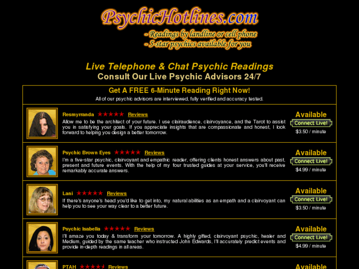 www.psychichotlines.com